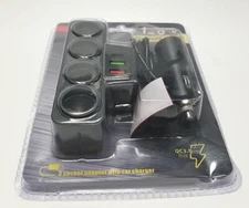 Car Cigarette Lighter Socket Dual USB PD Fast Charging Plug Adapter Power Outlet