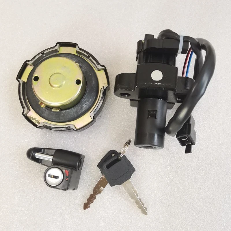 Interruptor de encendido tapa de gas cubierta casco bloqueo llaves juego para Honda XR650 XR650L 93-17 Foto 2 de 4