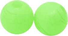 Chew King Glowing Fetch Ball, Dog Ball Toys, 2.5" 2-Pack Balls