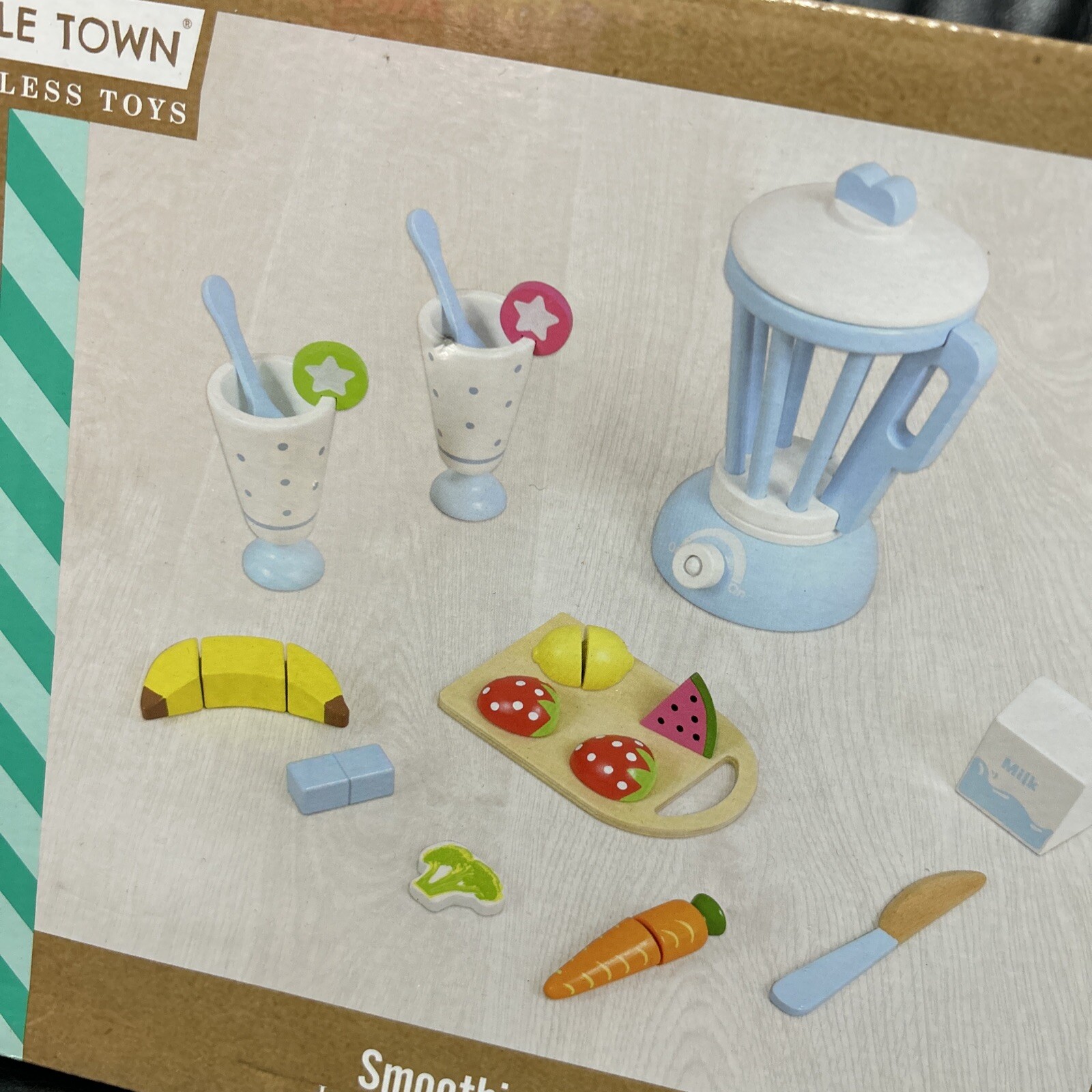 Aldi Little Town Wooden Smoothie Set Kid’s Toy Kitchen eBay