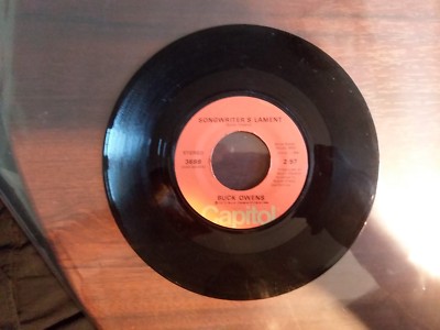1970S VG+ RARE buck OWENS SO NGWRITERES LAMENT'/ ARMS FULL OF EMPTY 368845