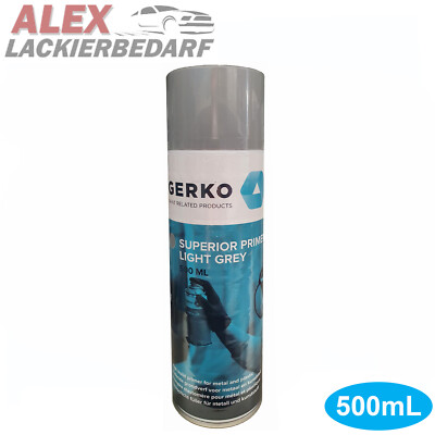 GERKO superior 1k Primer hellgrau 500ml Spraydose 