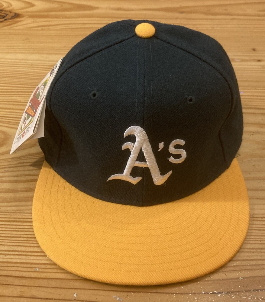 VTG Oakland Athletics A’s New Era Hat Pro Model Diamond Collection 7 3/8 NWT Cap