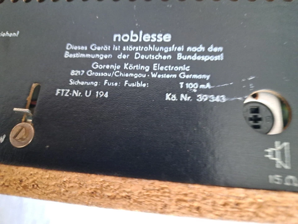 Körting Noblesse Radio Transistorradio Vintage Funktioniert einwandfrei - Bild 3 von 4