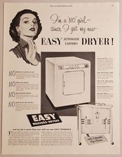 1953 Print Ad Easy Automatic Clothes Dryers & Spin -Rinse Washers Syracuse,NY