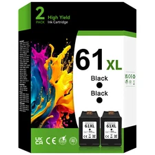 61XL Ink Cartridge replacement for HP61 ENVY 4502 4500 DeskJet 2510 2548 Printer