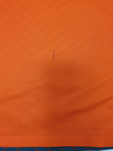 NN15 BOYS NIKE WERDER BREMEN ORANGE GREEN STRIPED FOOTBALL SHIRT 10-12 YEARS - Picture 3 of 4