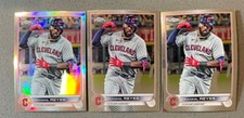 3 Lot 2022 Topps Chrome Baseball #97 Franmil Reyes Refractor Base Card