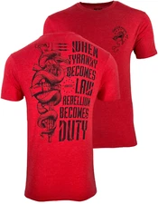 Howitzer Style Men's T-Shirt Rebllion Military Grunt MFG