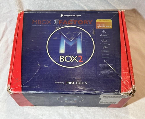 Digidesign Mbox 2 USB Midi Recording Interface with Original Mbox2 Box