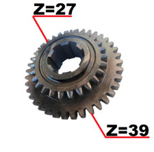 Gear 2 and 5 gears (z=27,z=39) of tractor Belarus 400/410/420AS/420AN/T-40