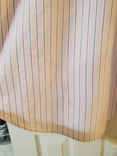 *Ralph Lauren*rosa Yarmouth con righe blu● Oxford abbottonata● Vintage● Taglia XL - Foto 9 di 14