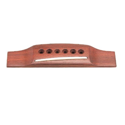 GROVER B 3343 - Pin Style Guitar Bridge with Plastic Saddle - Rosewood