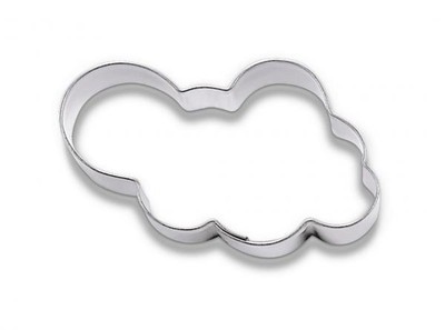 Staedter Cloud Shape Cookie Cutter, Argento