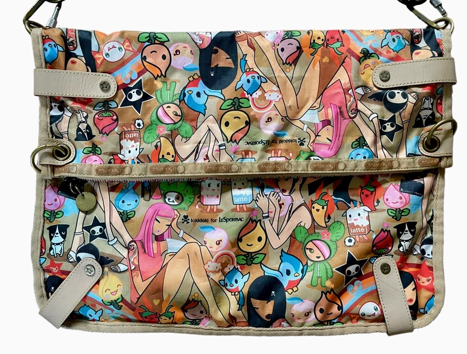 Lesportsac Tokidoki Playground Messenger Bag Crossbody Purse - Rare HTF Pattern - Image 2 of 4