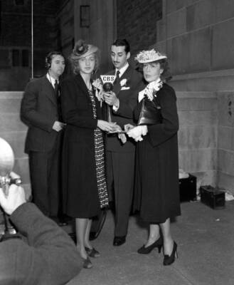 Easter Parade coverage over Radio on Park Avenue New York NY wit 1940s Photo 1