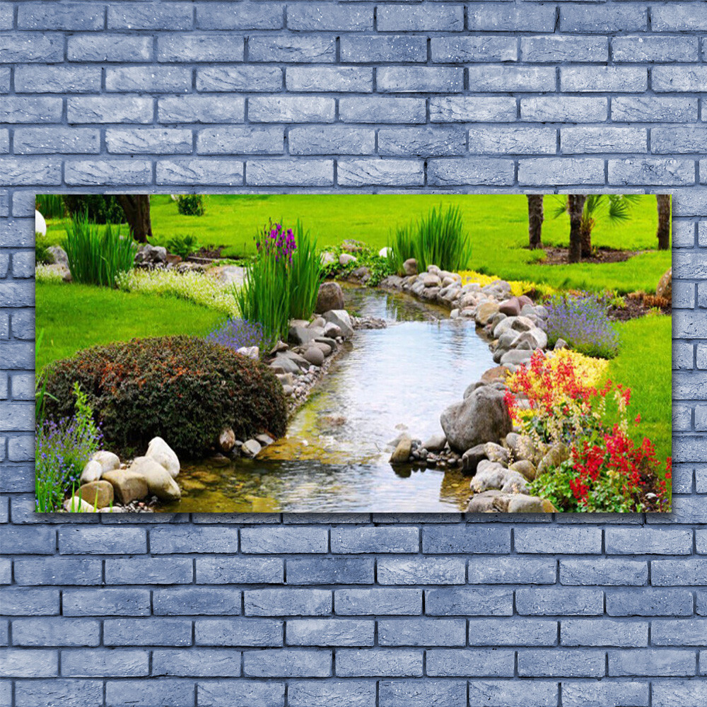 Tableau moderne acrylique 140x70cm Nature idyllique | Finition premium