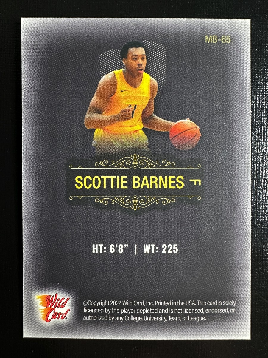 Scottie Barnes RC auto /50シリ Scottie Barnes 2021-22 Revolution Rookie Autographs BGS 9 Mint 10