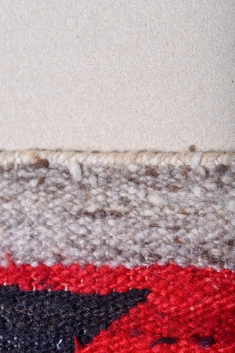 SWEET MINIATURE ANTIQUE NAVAJO TEXTILE RUG BLANKET MAT NO RESERVE !!! - Picture 9 of 11