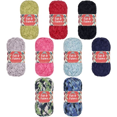 JubileeYarn Fun and Funky Yarn - 100g/Skein Chunky Bamboo