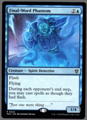 Final-Word Phantom 0022 Non Foil Rare Murders at Karlov Manor MTG NM