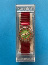 Orologio SWATCH Adam and Eve FIRST SIN Pop CLOCK 24 Box 80 Chrono 1993 XL Gent GP108