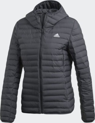 Damen Adidas Varlite Soft Kapuzenjacke Original Neu Grau Größe M