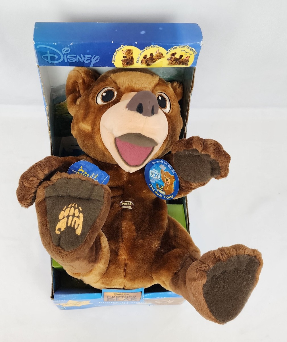 Vintage 2003 Disney Brother Bear Tumble N' Laugh 12” Koda BRAND