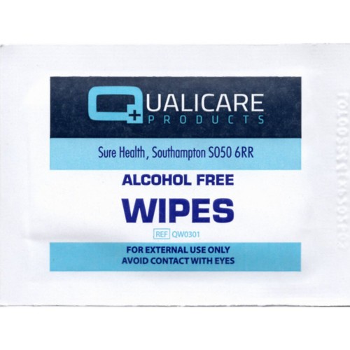 20 x Alcohol Free Sterile Wound Wipes Antiseptic Cleansing Anti