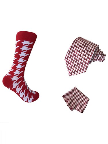 Juego de calcetines y corbata de vestir a juego para hombre, bolsillo cuadrado - Imagen 125 de 128