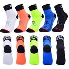 Road Cycling Socks Mens Womens Bicycle Bike Riding Sports Ankle Socks XC BMX MTB
