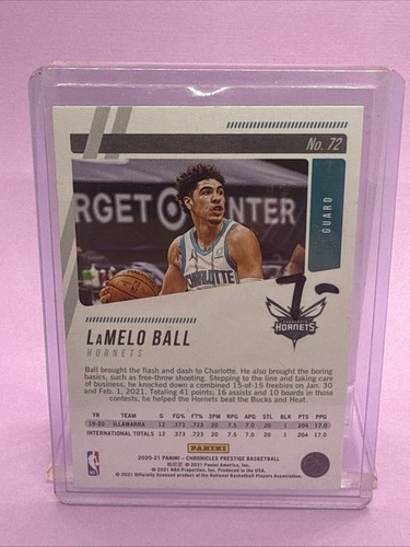 2020-21 Panini Chronicles #72 LaMelo Ball - Picture 2 of 2