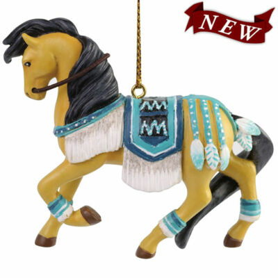 Turquoise Princess Painted Pony Ornament