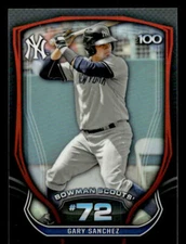 Gary Sanchez 2015 Bowman Bowman Scouts' Top 100 #BTP-72