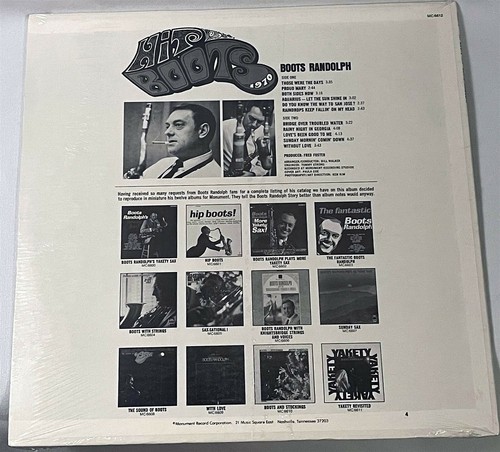 Stiefel Randolph Monument MC6612 LP ~ Hit Boots 1970 ~ versiegelt neuwertig Vinyl - Bild 2 von 2