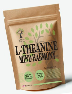 L Theanin Kapseln 400mg bestes hochfestes L Theanin Pulver vegane Nahrungsergänzungsmittel