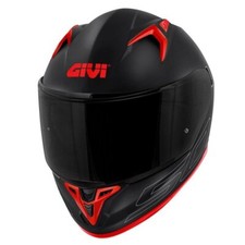 Givi 50.9 Sport motorcycle Helmet Matt Black Silver Red