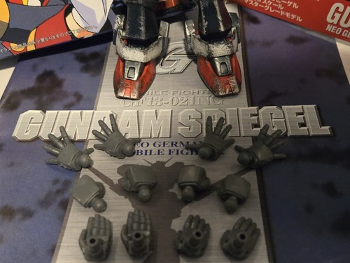 1/100 BEMALT UND VERWITTERT Gundam Spiegel MG und Legend Gundam - Bild 10 von 20