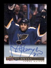 JAMAL MAYERS 2020/21 UD SP CANVAS SIGNATURE EDITION LEGENDS AUTO BF4975