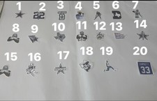 NFL Dallas Cowboys Players and Team Logo Stickers Decals (ships from USA) 2