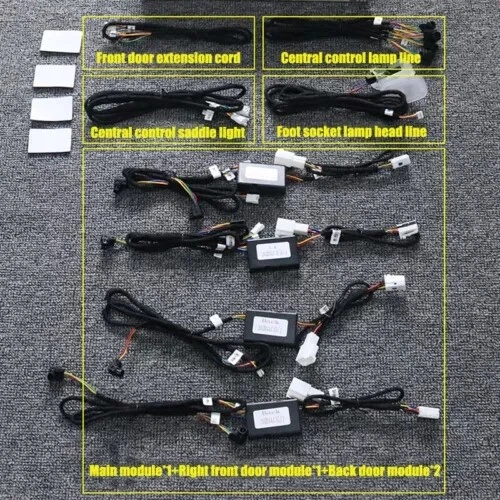 64 Colors Air Vent LED Ambient Light Set For Mercedes-Benz C Class W205 GLC X253 — 第 2/4 张图片