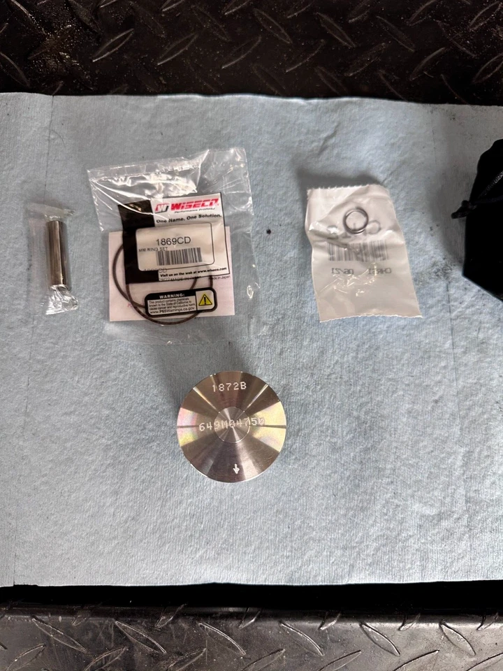 Pistón Wiseco Yamaha BW80 PW80 Big Wheel 80 +,5 mm 47,5 mm diámetro 649M04750 MOTO Foto 4 de 4