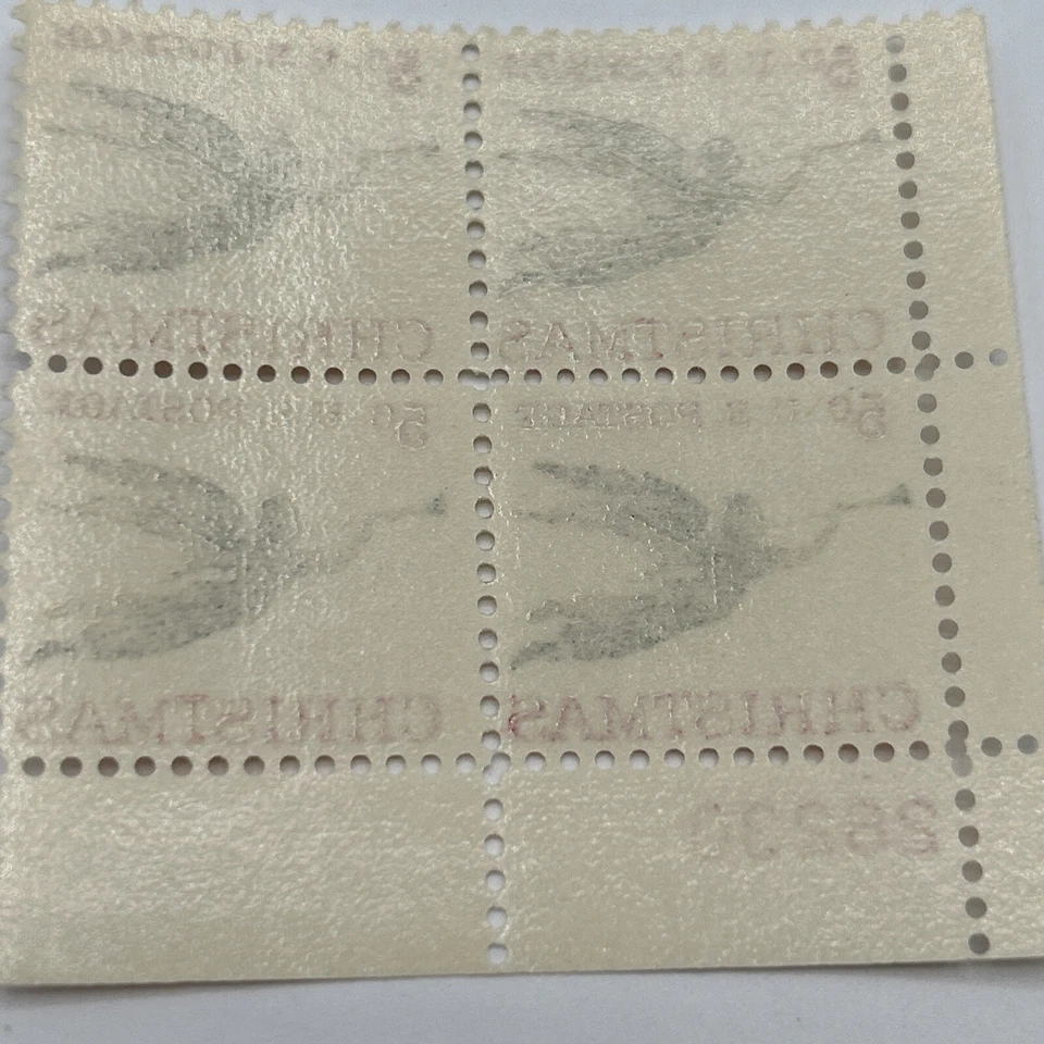 MNH US Postage 5¢ Harold Angel Christmas 4 Stamp Plate Block #28230 - Image 4 of 4