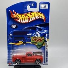 2002 Hot Wheels " CUSTOM 69' Chevy" Red Truck 2002 First Editions 19 of 42 NOS