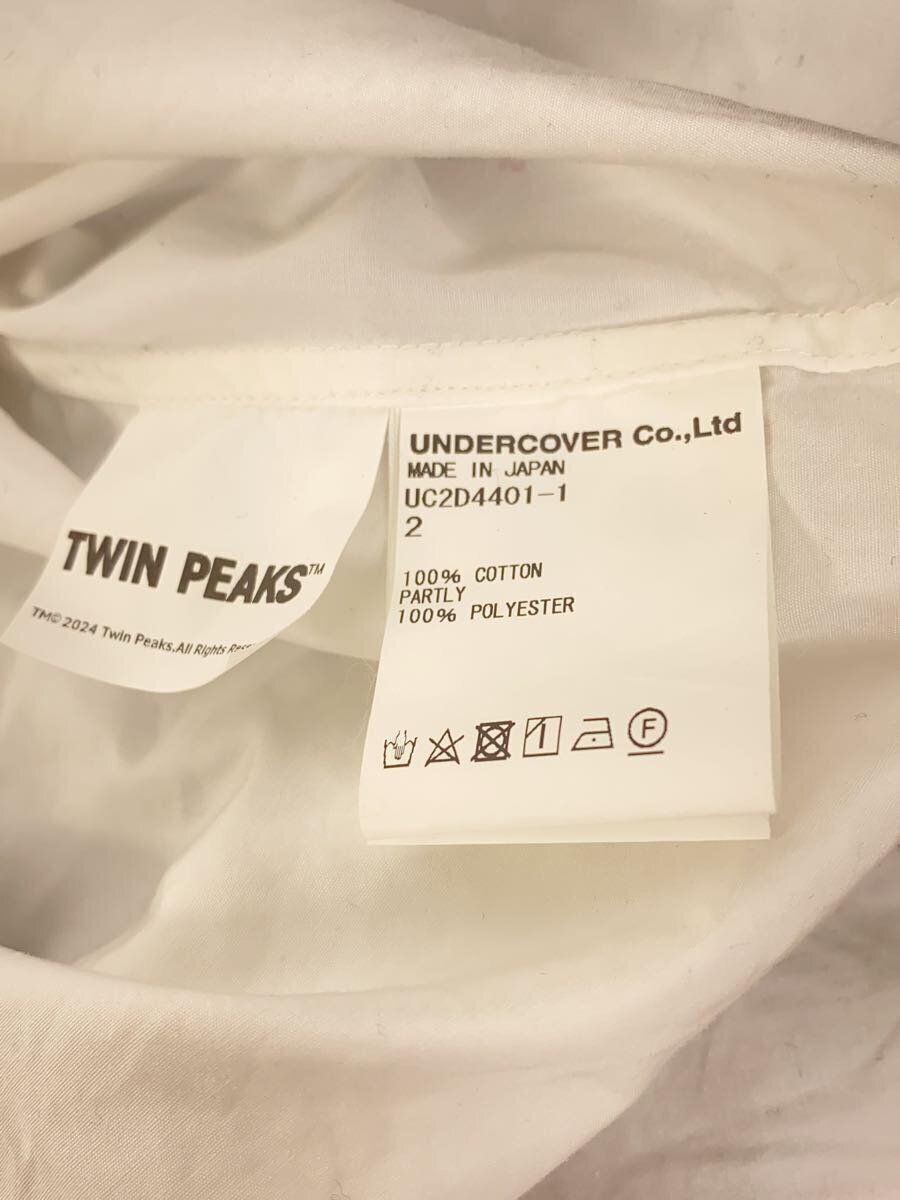 Undercover long sleeve shirt 2 cotton White UC2D4401-1 Used Undercover long sleeve shirt 2 cotton White UC2D4401-1 Used