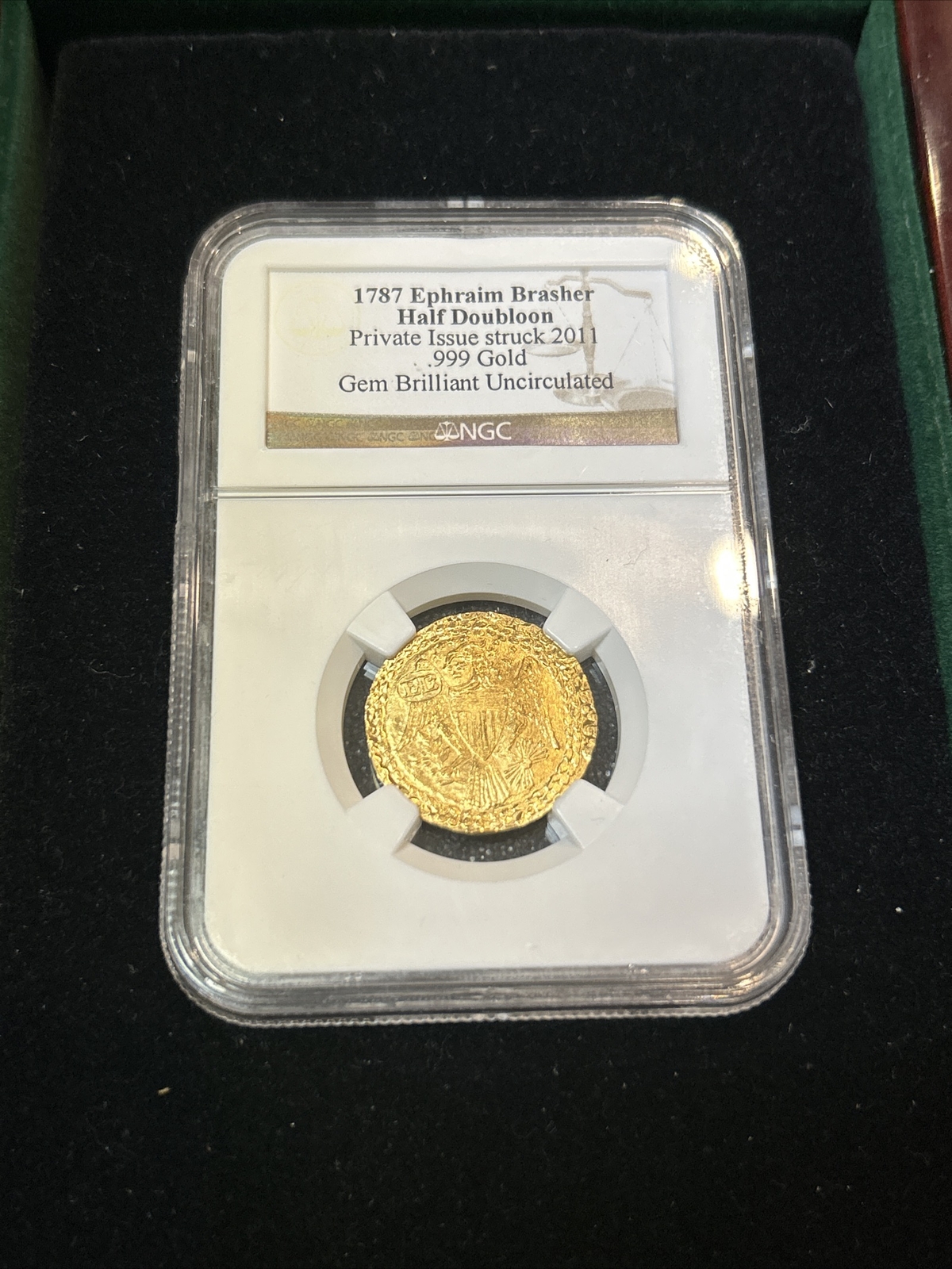17872014 "EB" Brasher HALF Doubloon Gold Commemorative .999 Fine Gold