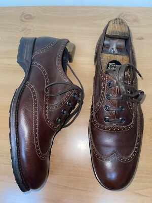 N.D.C. Made By Hand wing tip Brown Leather Oxford Dress  display picture 2