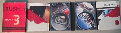 Rush Replay X3, a 3 DVD & 1 CD Box Set Region 1 US, with 3 Booklets
