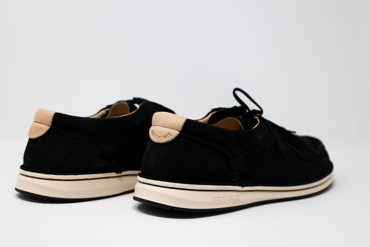 Birkenstock Pasadena Black Pebbled Leather Lace Up Shoes Mens 42 L11 M9 95_244621_1654717498780.jpg main image 3