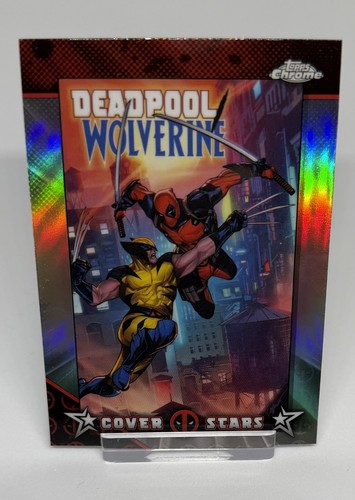 Deadpool and Wolverine 2025 Topps Chrome Marvel Deadpool Cover Stars CS-1